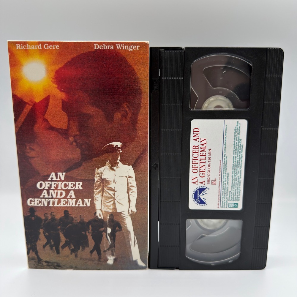An Officer and a Gentleman VHS Richard Gere Debra Winger 1982 Paramount 1467
